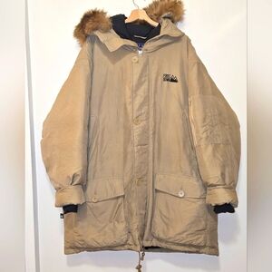 Vintage First Down Mens  Duck Down Puffer Coat